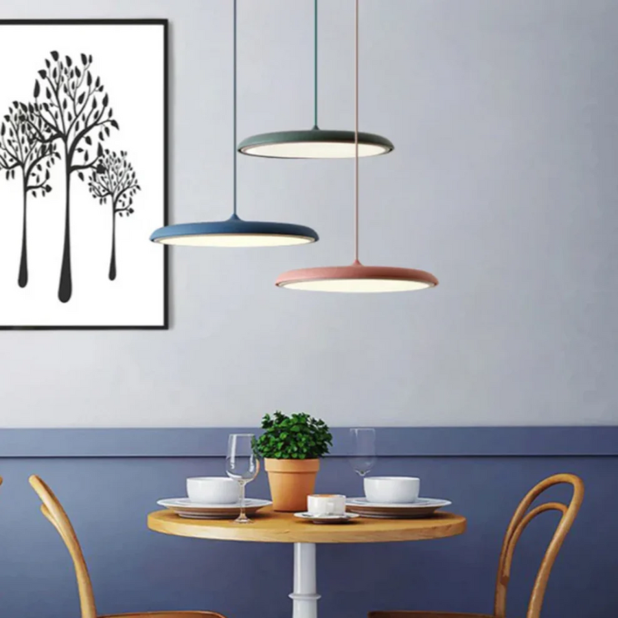 Suspension LED Scandinave — Éclairage Table à Manger