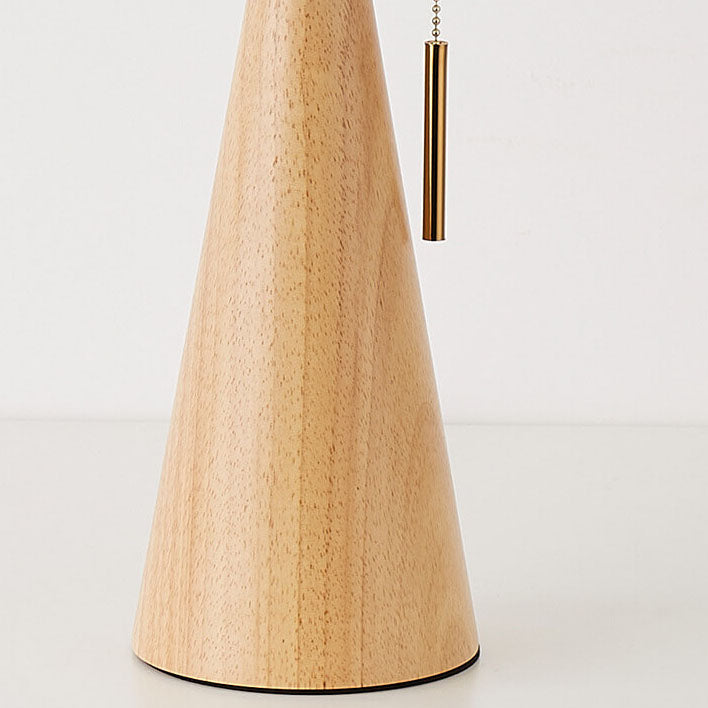 Lampe de Table Japonaise Bois et Papier Washi — Zen