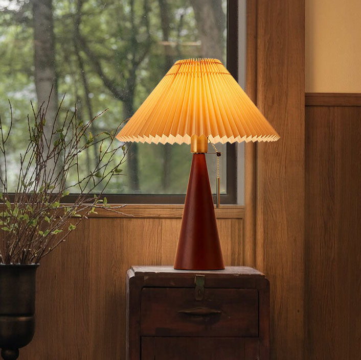 Lampe de Table Japonaise Bois et Papier Washi — Zen