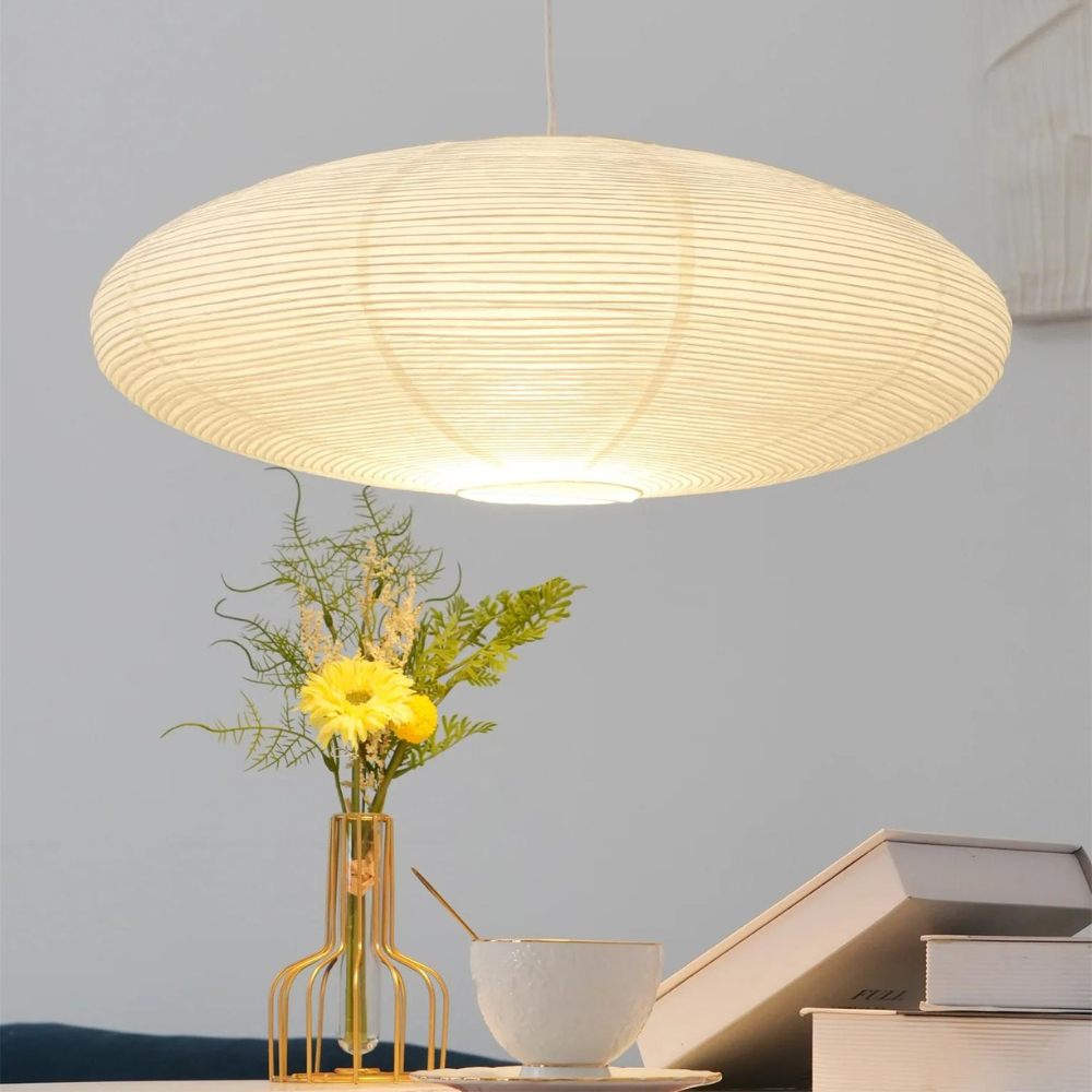 Suspension Papier Xuan Japandi — Lumière Tamisée Zen