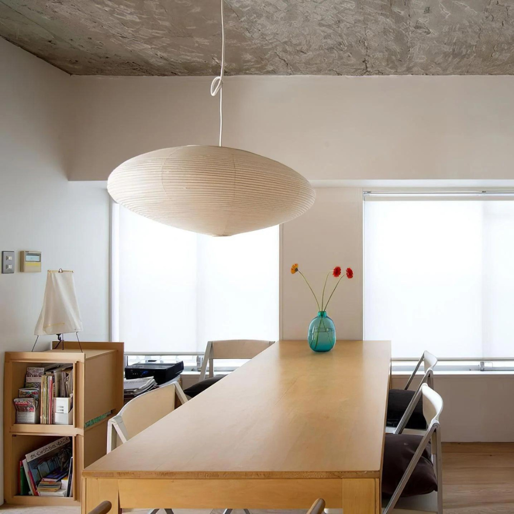 Suspension Papier Xuan Japandi — Lumière Tamisée Zen