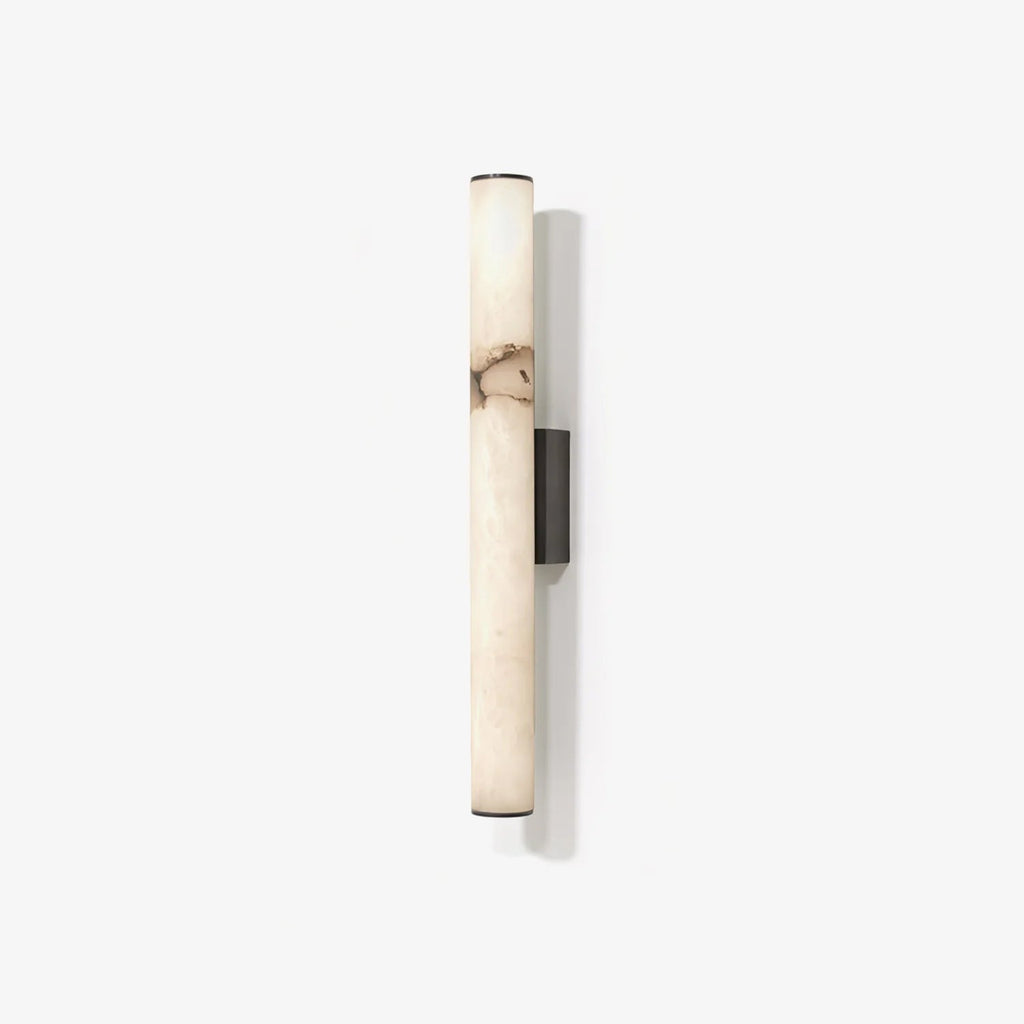 Applique Murale Tube Marbre — Rosace Rectangulaire Premium