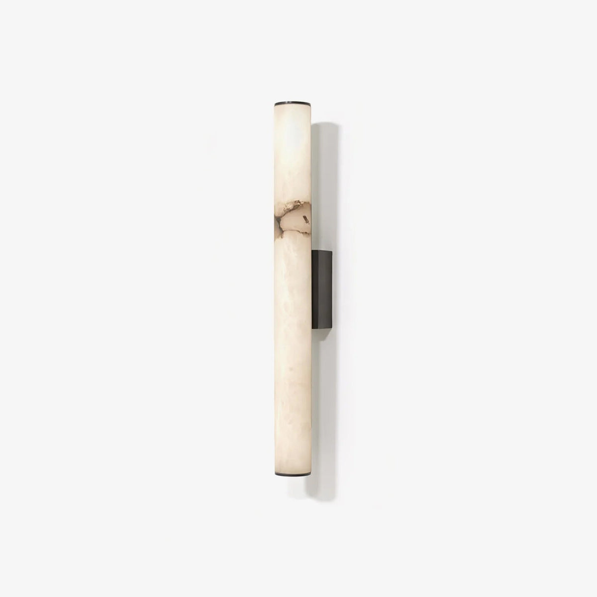Applique Murale Tube Marbre — Rosace Rectangulaire Premium