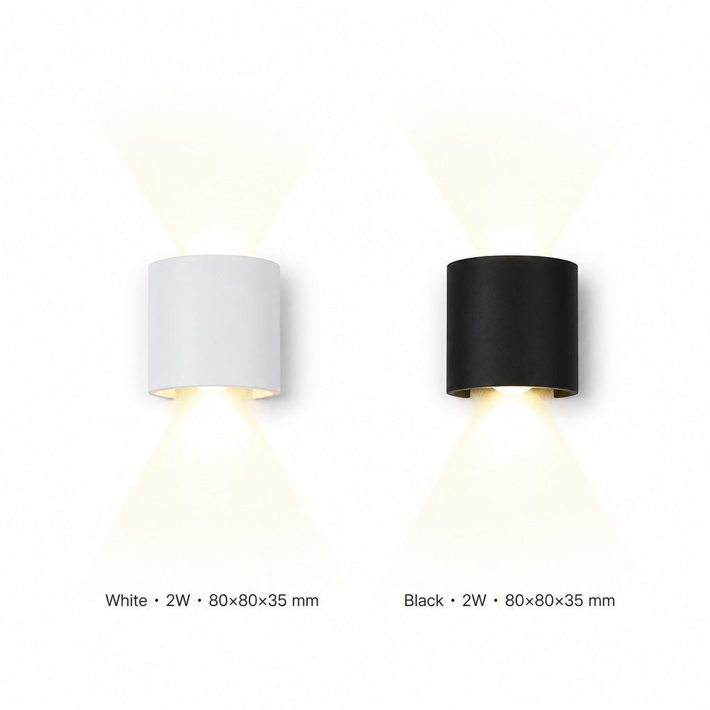 Applique Murale LED Étanche — Éclairage Extérieur Façade Design Moderne