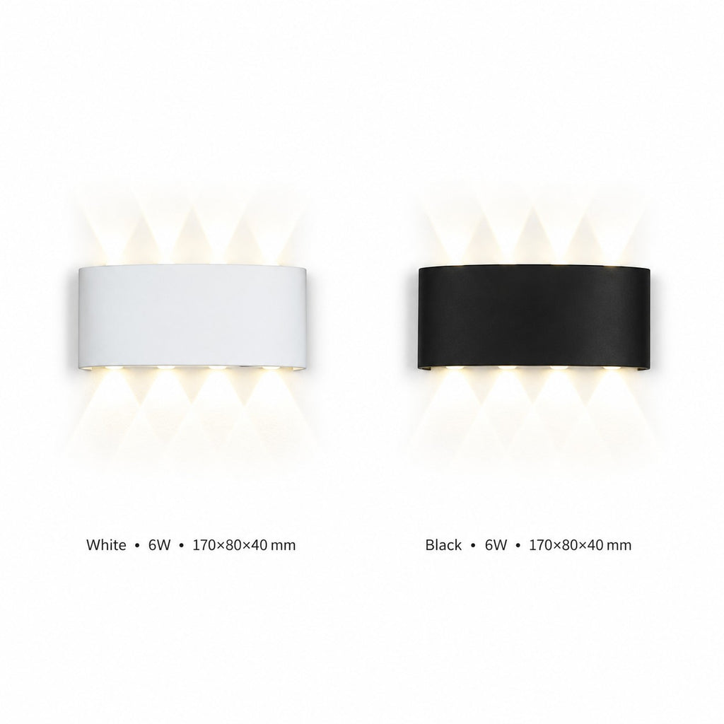 Applique Murale LED Étanche — Éclairage Extérieur Façade Design Moderne