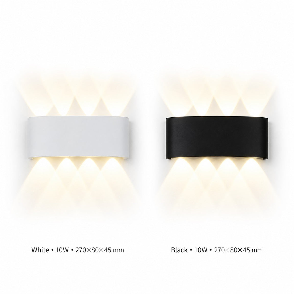 Applique Murale LED Étanche — Éclairage Extérieur Façade Design Moderne