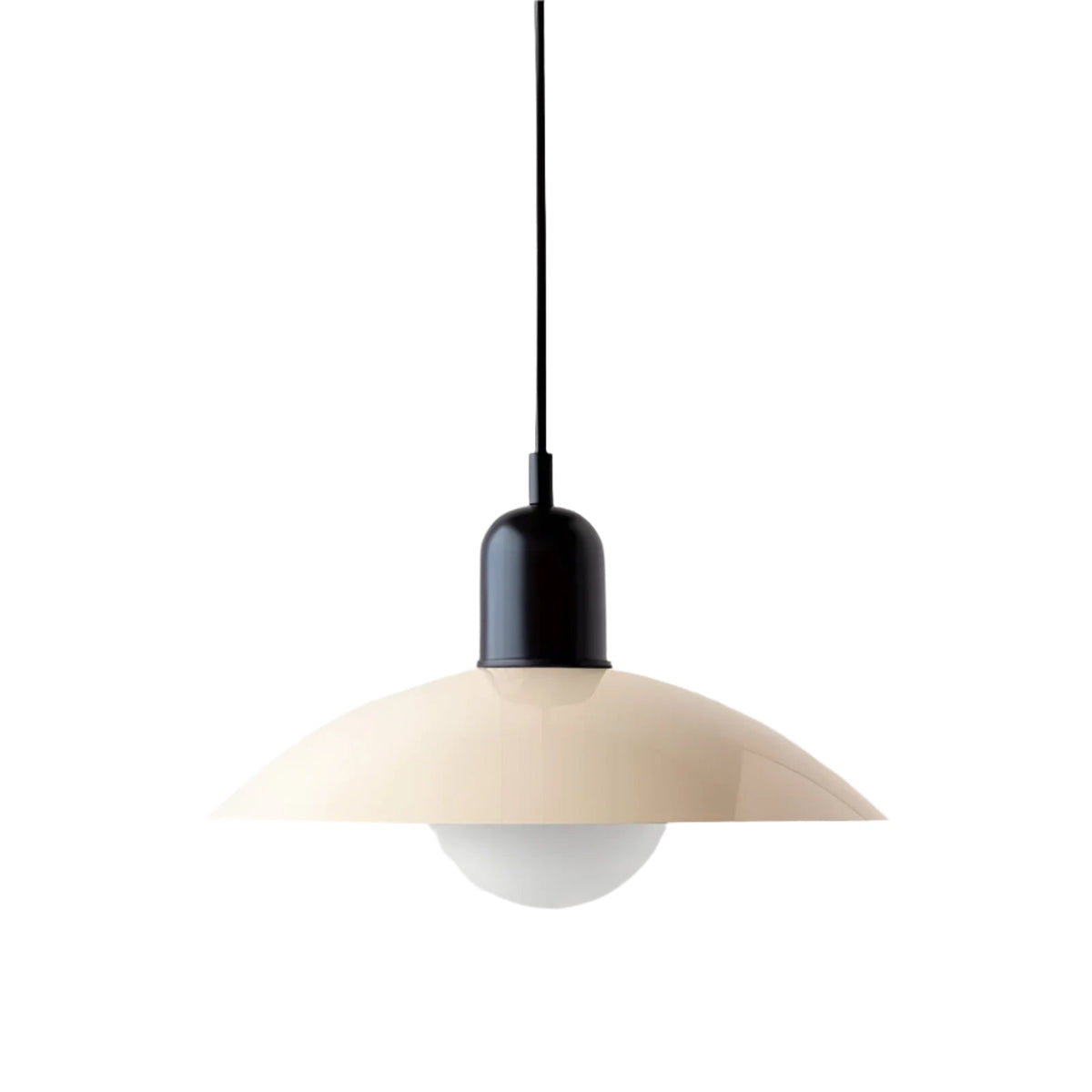 Suspension Fer Forgé Dôme Bauhaus — Minimalisme Radical