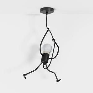 Suspension Fer Forgé — Câble Réglable Design