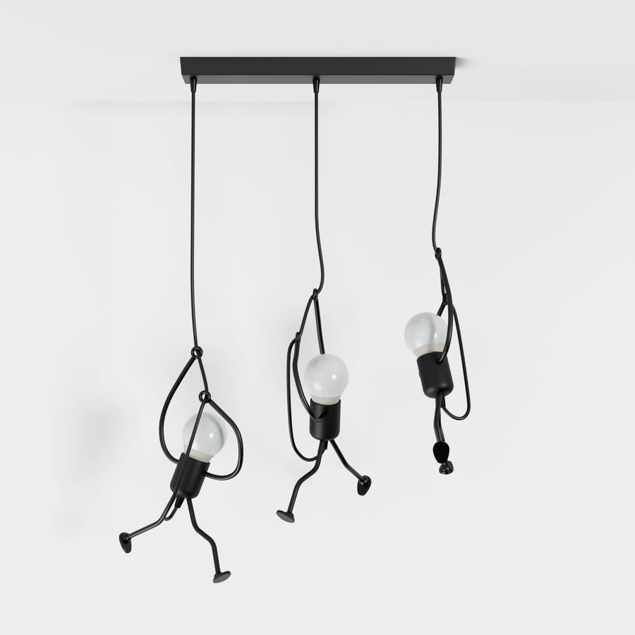 Suspension Fer Forgé — Câble Réglable Design