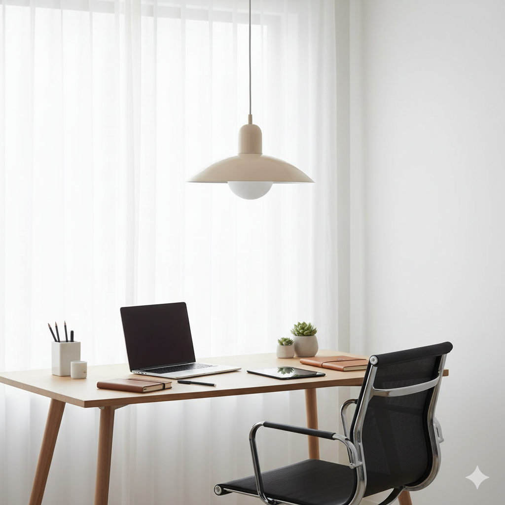 Suspension Fer Forgé Dôme Bauhaus — Minimalisme Radical