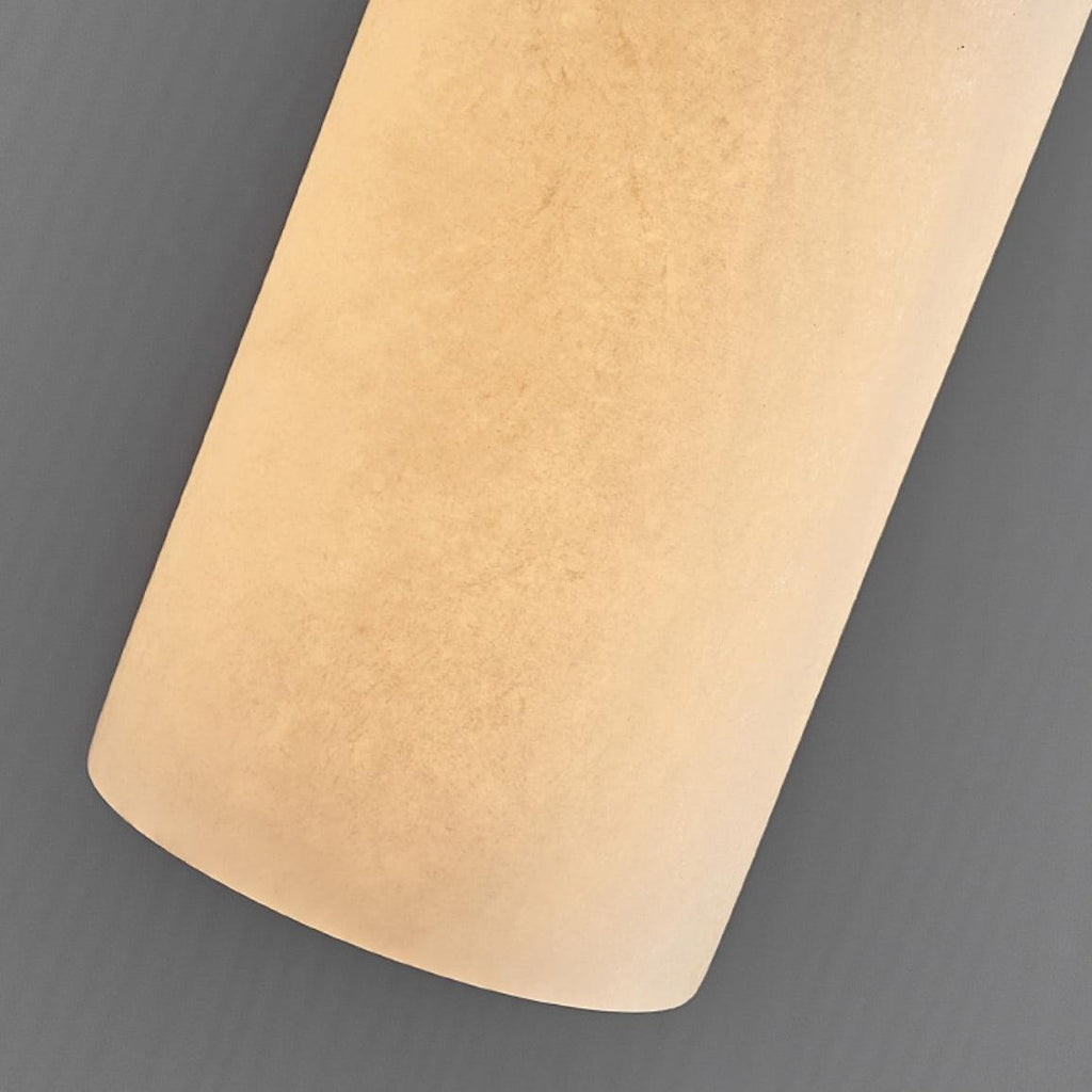 Suspension Cylindrique Albâtre — Design Naturel Épuré