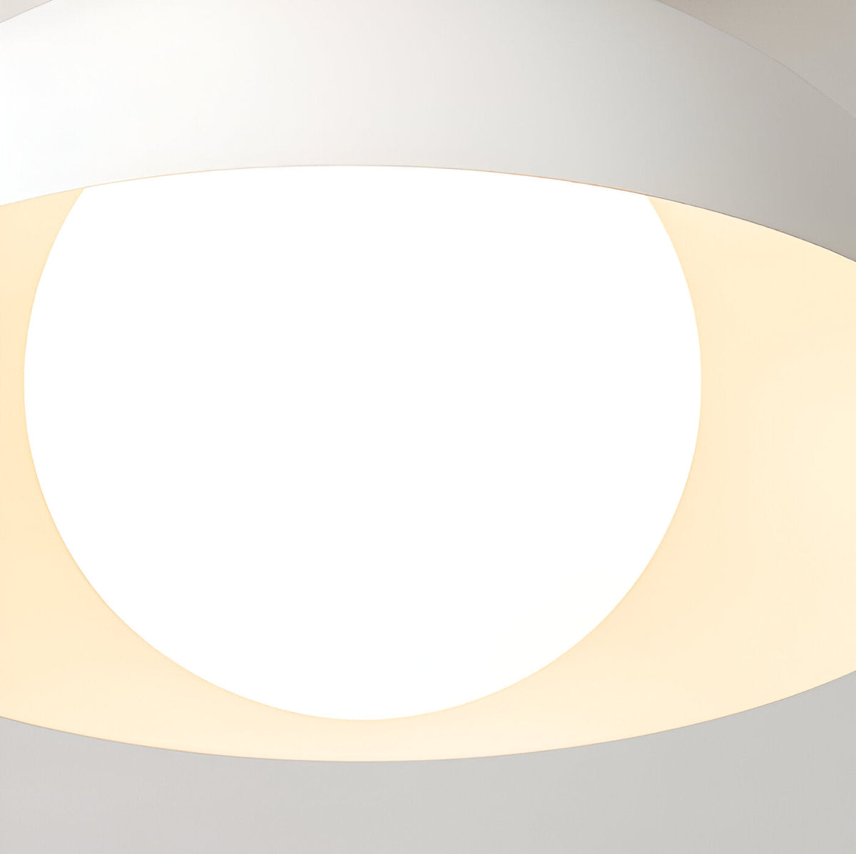 Plafonnier Dôme Fer Minimaliste — Design Nordique