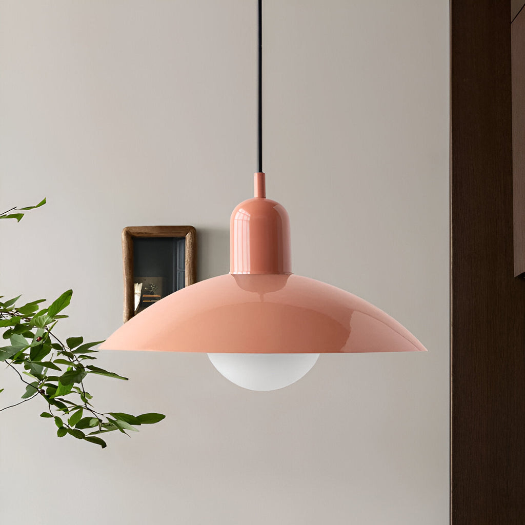 Suspension Fer Forgé Dôme Bauhaus — Minimalisme Radical