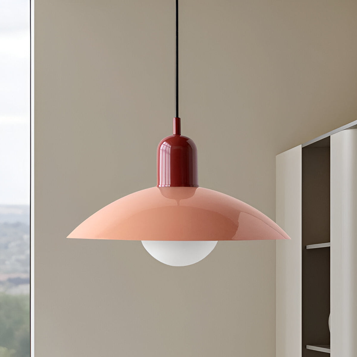Suspension Fer Forgé Dôme Bauhaus — Minimalisme Radical