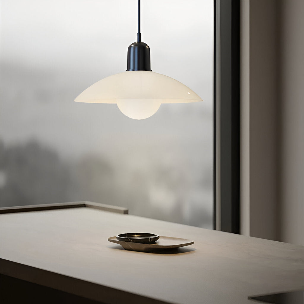 Suspension Fer Forgé Dôme Bauhaus — Minimalisme Radical