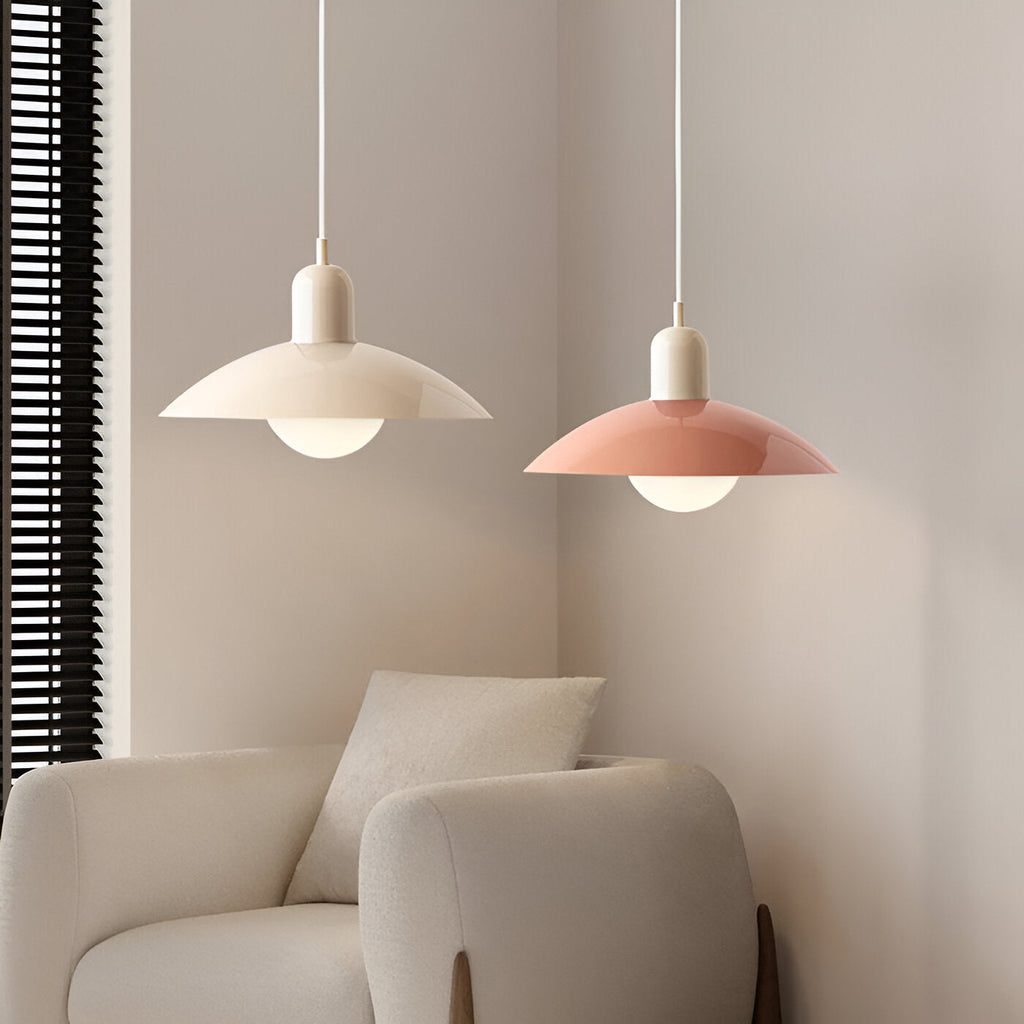 Suspension Fer Forgé Dôme Bauhaus — Minimalisme Radical
