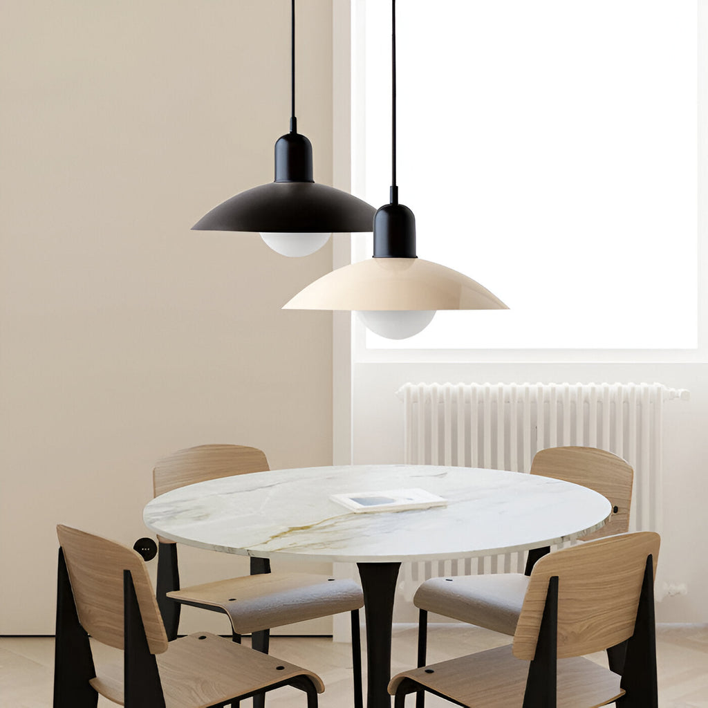 Suspension Fer Forgé Dôme Bauhaus — Minimalisme Radical