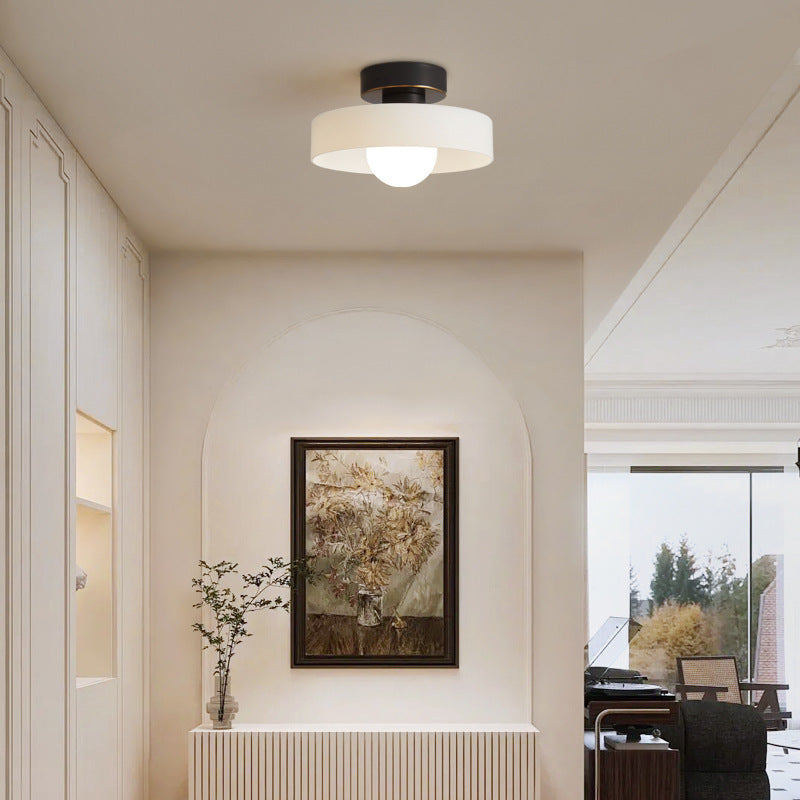 Plafonnier LED Verre Bauhaus — Diffuseur Dôme
