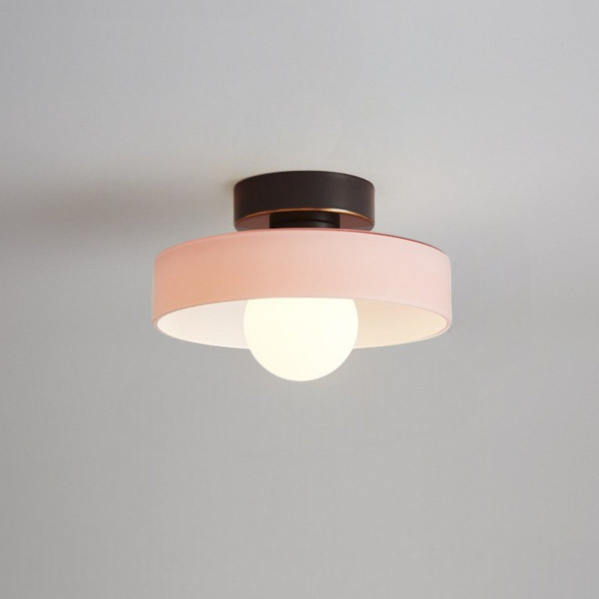 Plafonnier LED Verre Bauhaus — Diffuseur Dôme