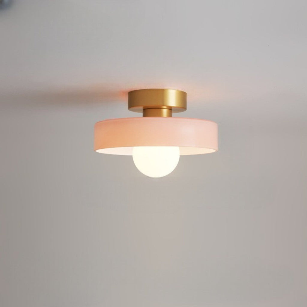 Plafonnier LED Verre Bauhaus — Diffuseur Dôme