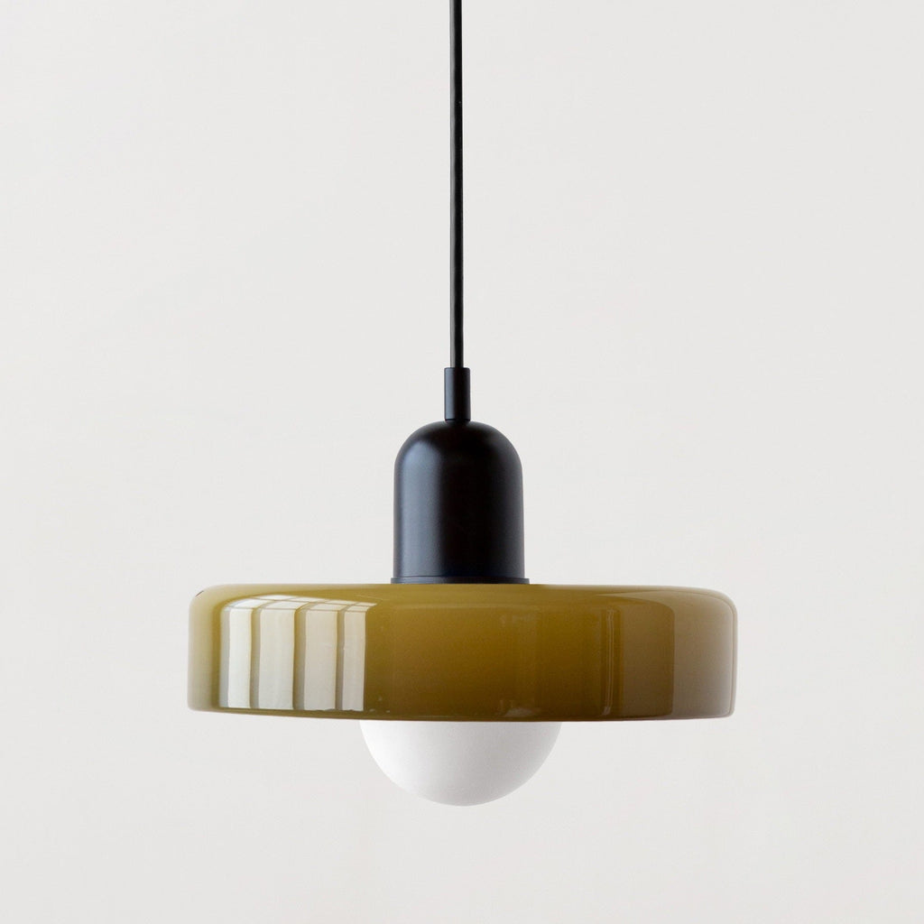 Suspension Halo Verre — Auréole Lumineuse Design
