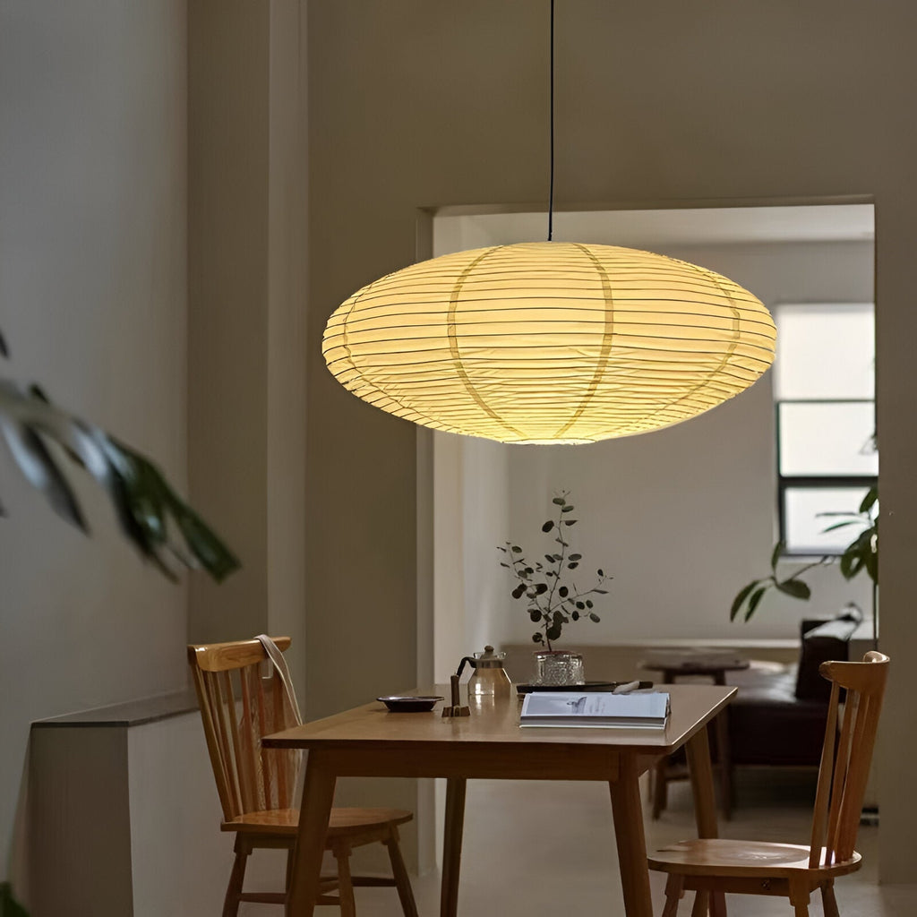 Suspension Papier Xuan Japandi — Lumière Tamisée Zen