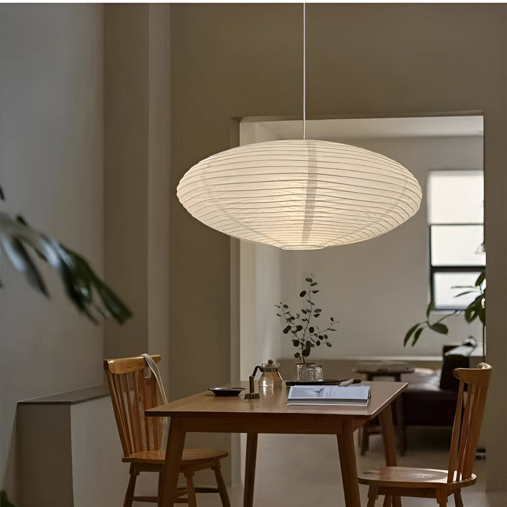 Suspension Papier Xuan Japandi — Lumière Tamisée Zen