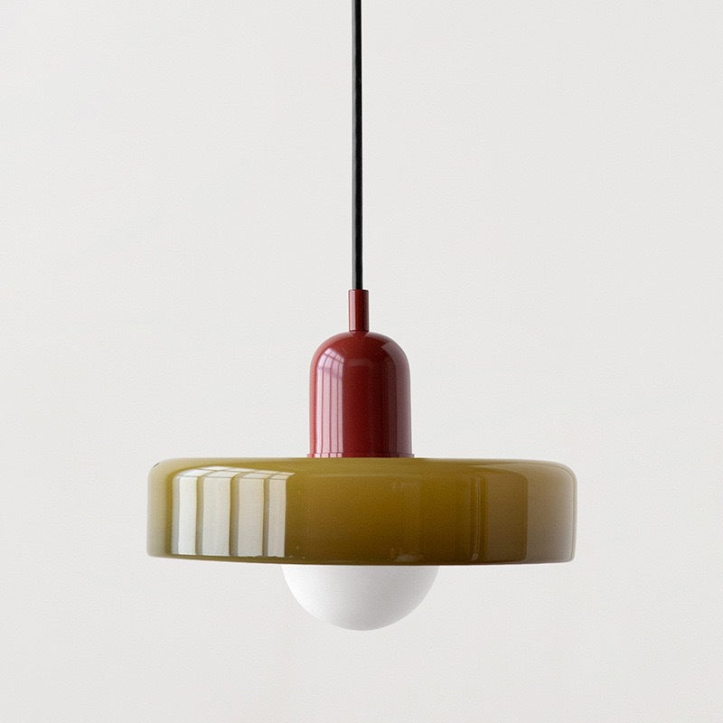 Suspension Halo Verre — Auréole Lumineuse Design