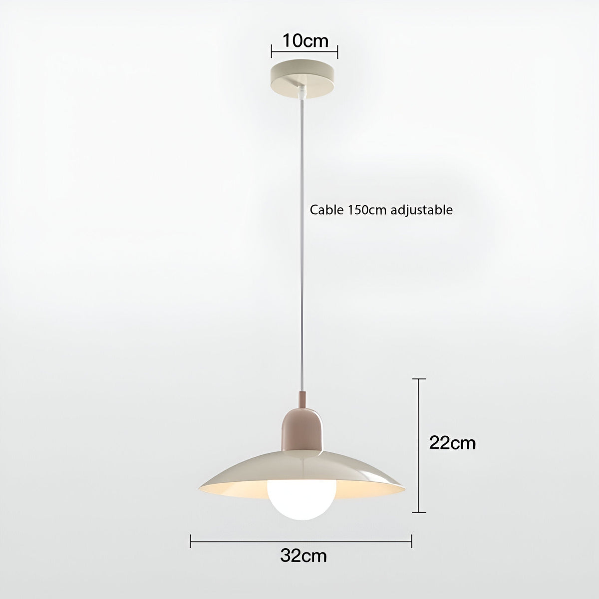 Suspension Fer Forgé Dôme Bauhaus — Minimalisme Radical