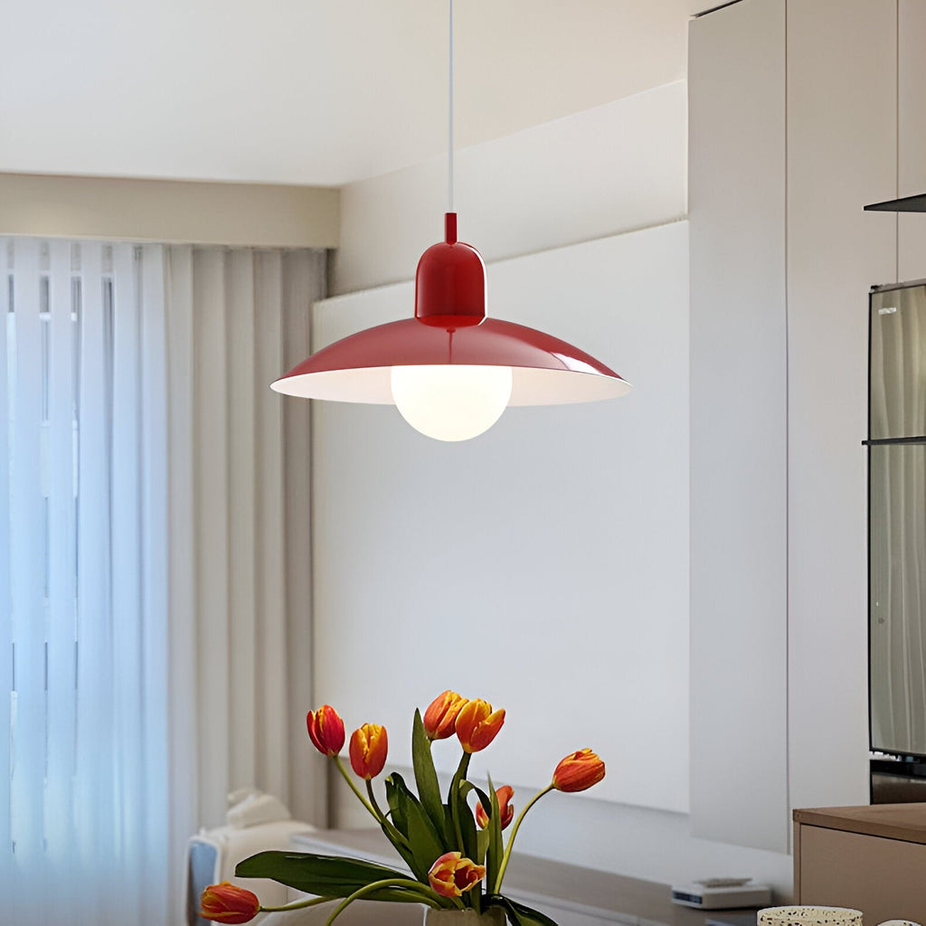 Suspension Fer Forgé Dôme Bauhaus — Minimalisme Radical
