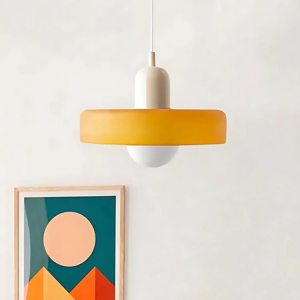 Suspension Halo Verre — Auréole Lumineuse Design