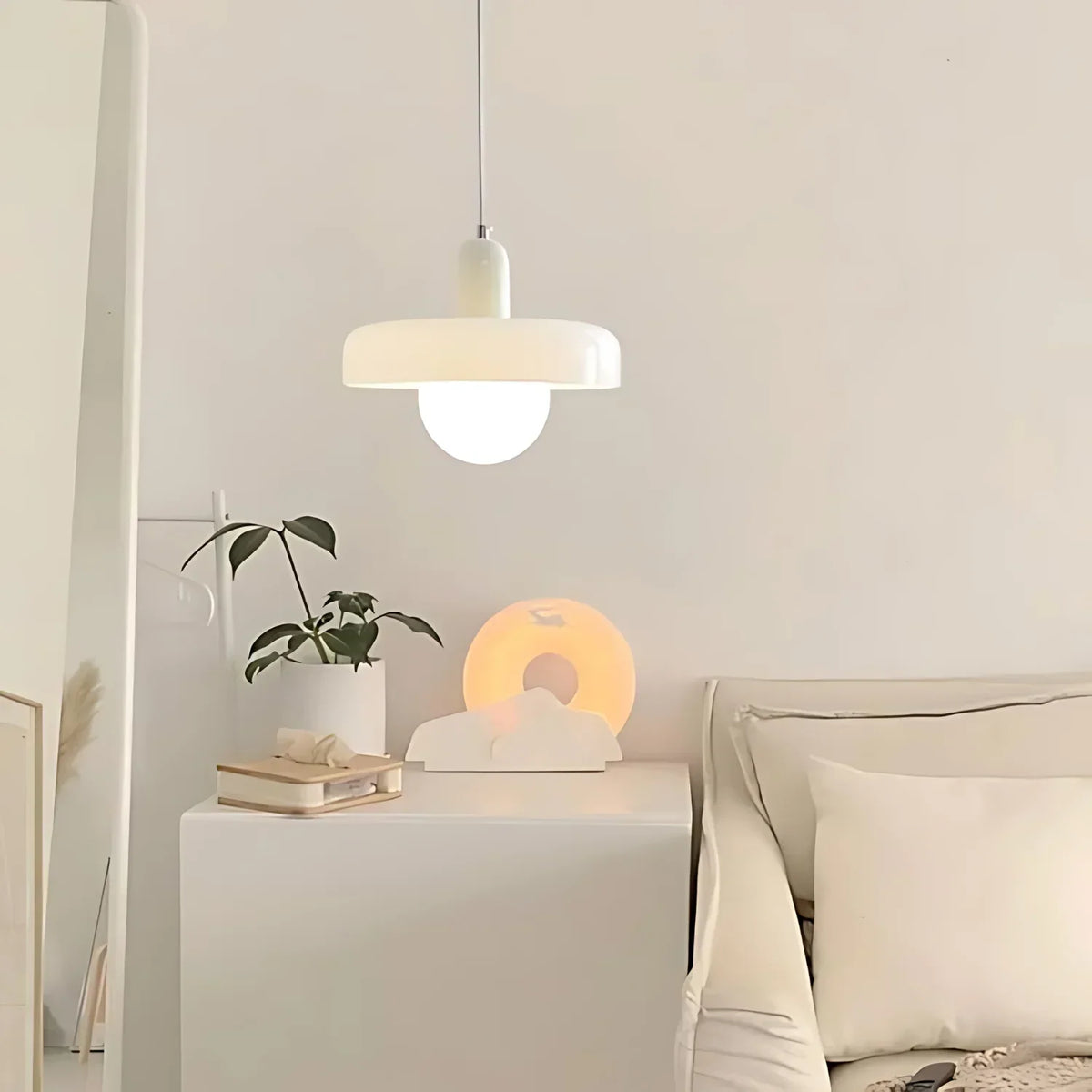 Suspension Halo Verre — Auréole Lumineuse Design