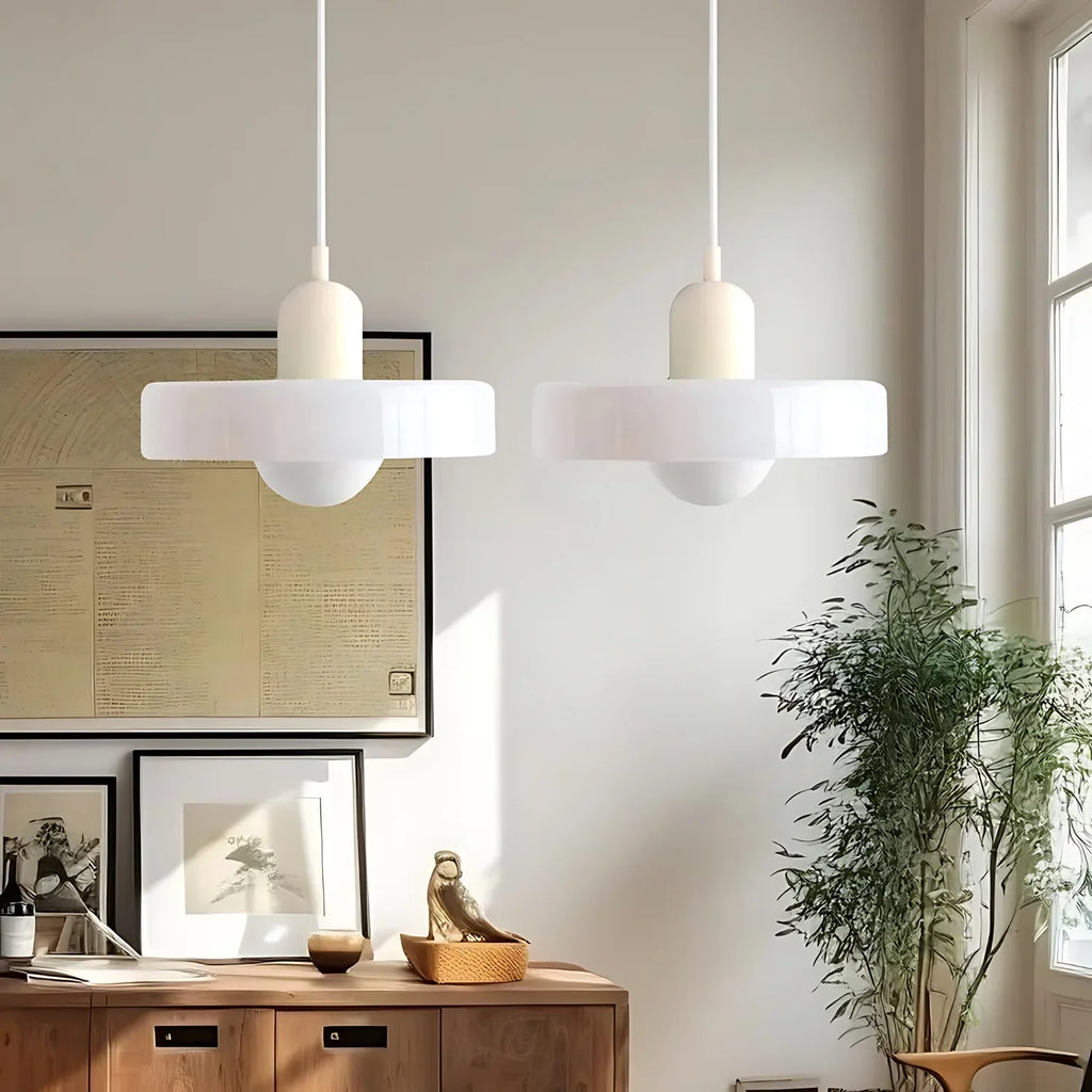 Suspension Halo Verre — Auréole Lumineuse Design