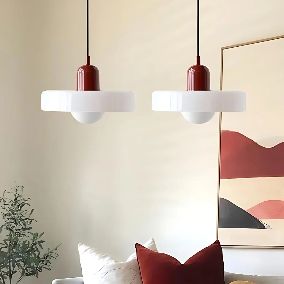 Suspension Halo Verre — Auréole Lumineuse Design