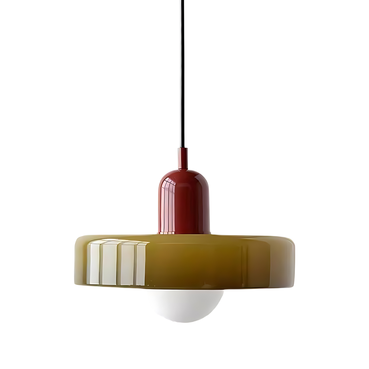 Suspension Halo Verre — Auréole Lumineuse Design