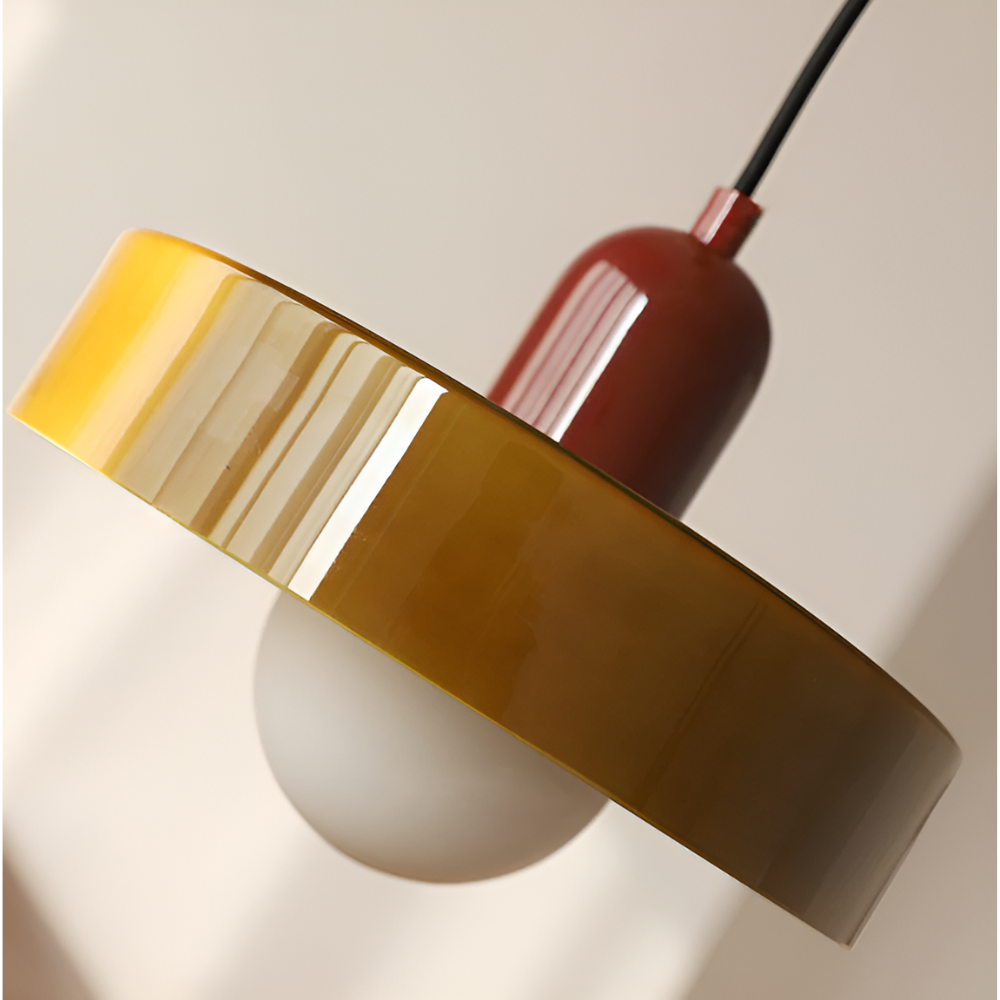 Suspension Globe Verre Opale — Hauteur Réglable