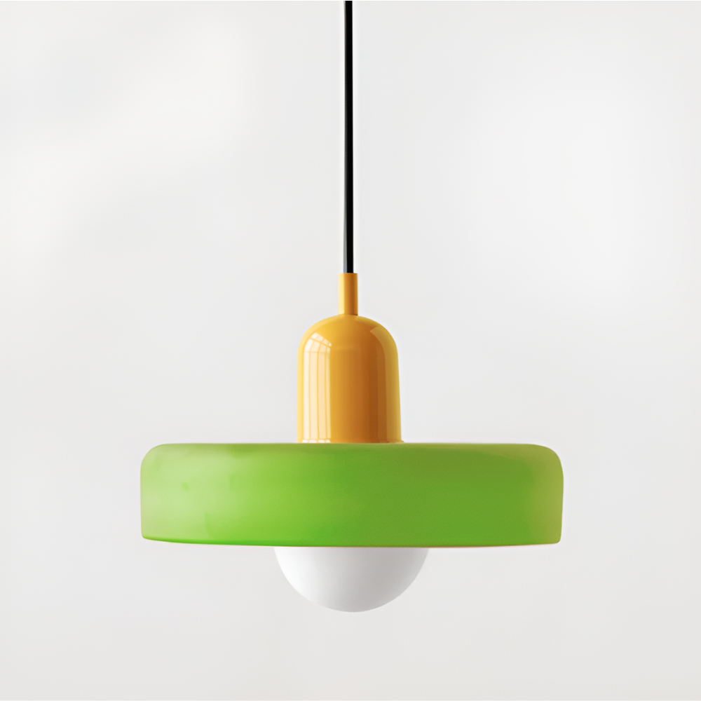 Suspension Globe Verre Opale — Hauteur Réglable
