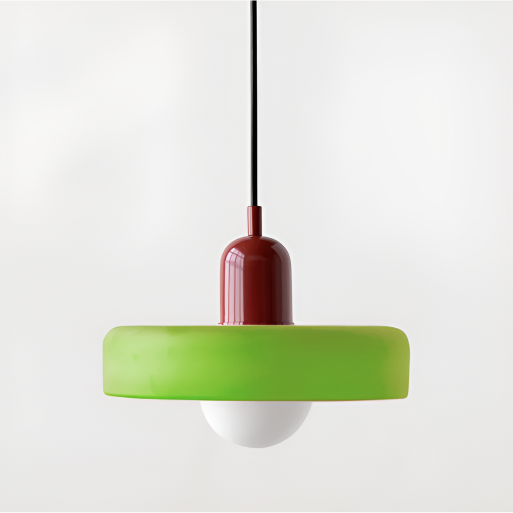 Suspension Globe Verre Opale — Hauteur Réglable