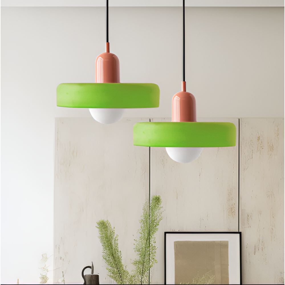 Suspension Globe Verre Opale — Hauteur Réglable
