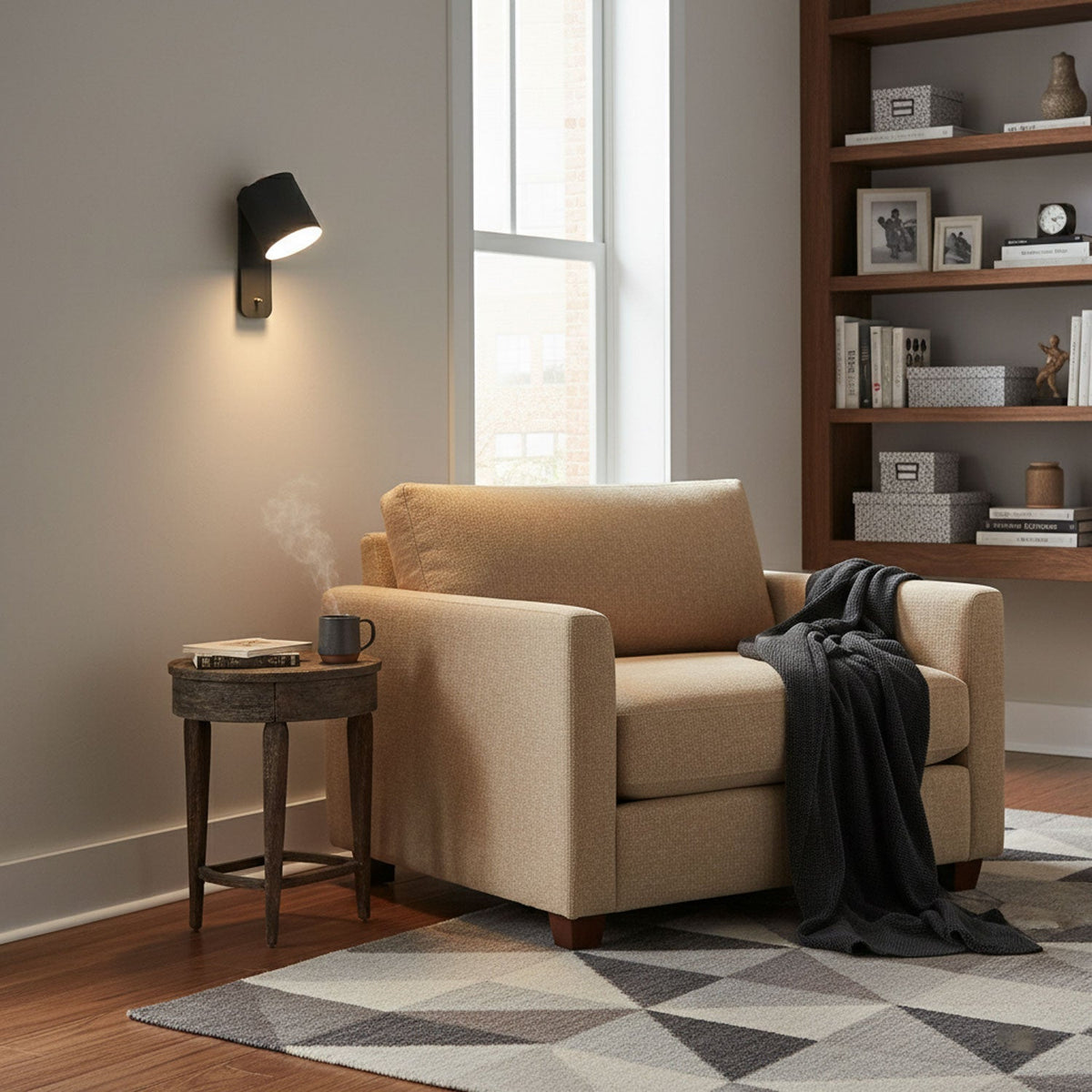 Applique Murale Orientable Métal — Spot Pivotant Design Minimaliste