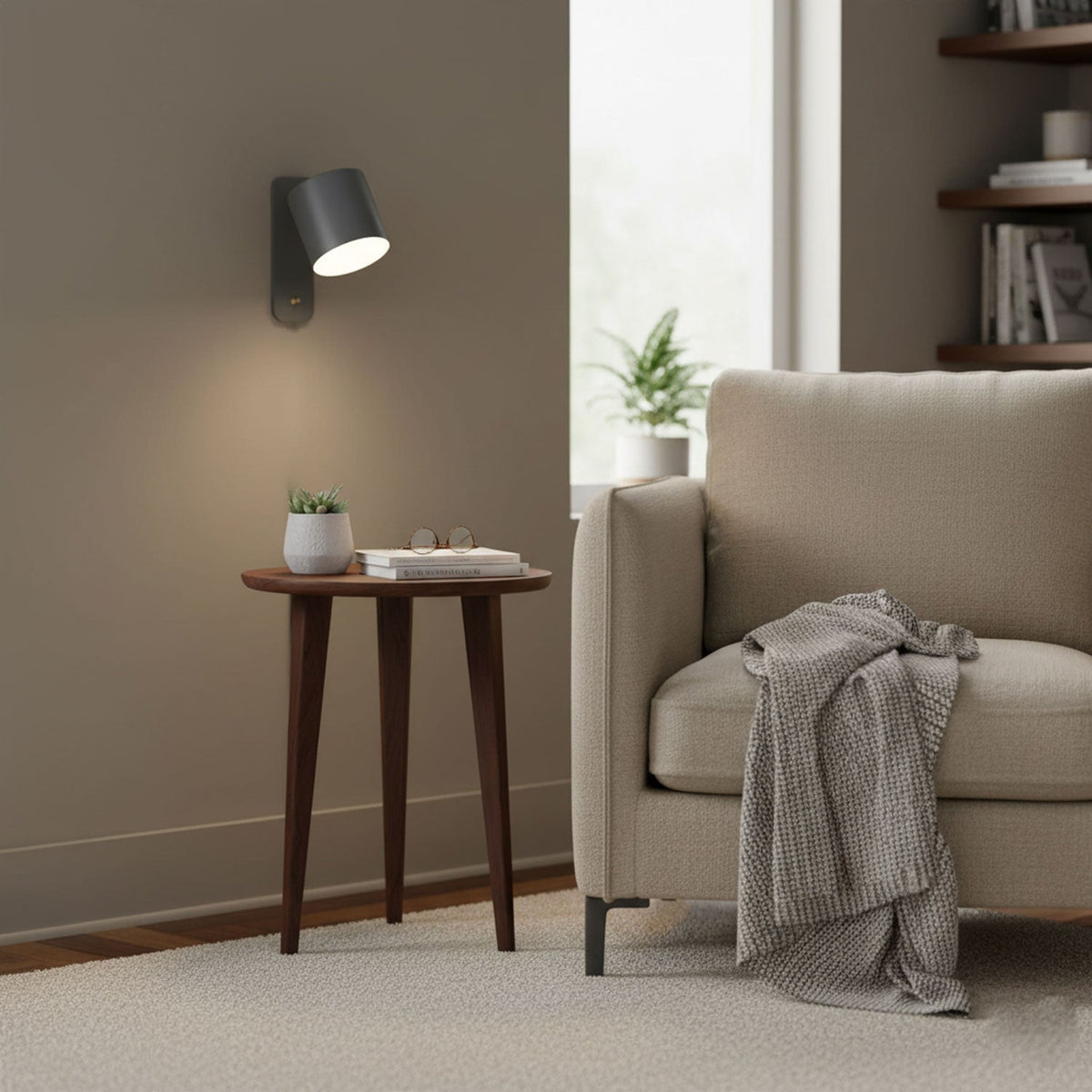 Applique Murale Orientable Métal — Spot Pivotant Design Minimaliste