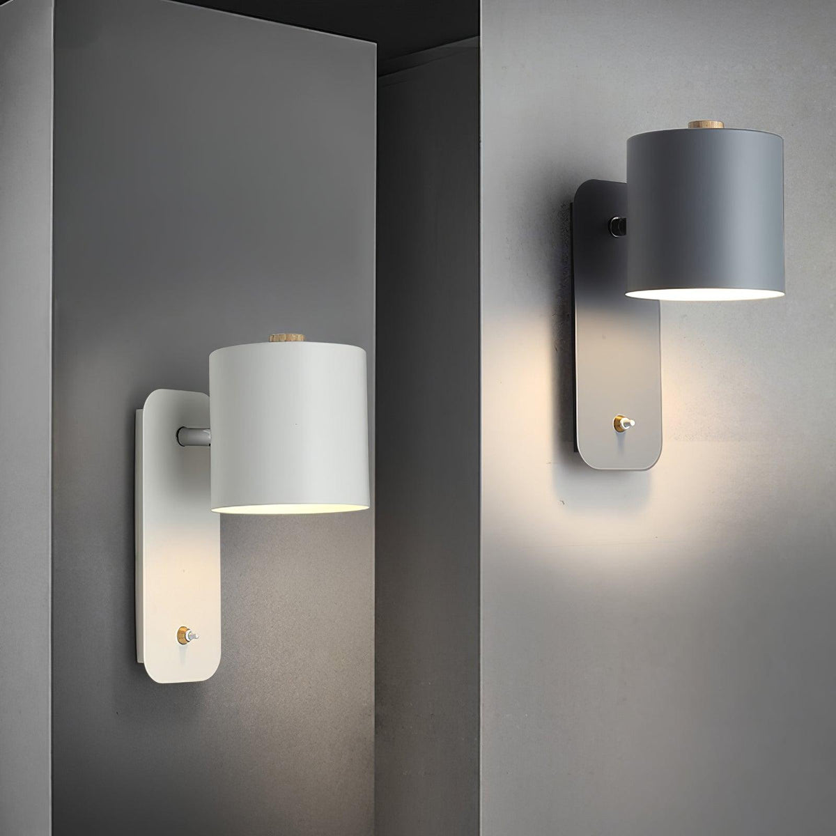 Applique Murale Orientable Métal — Spot Pivotant Design Minimaliste