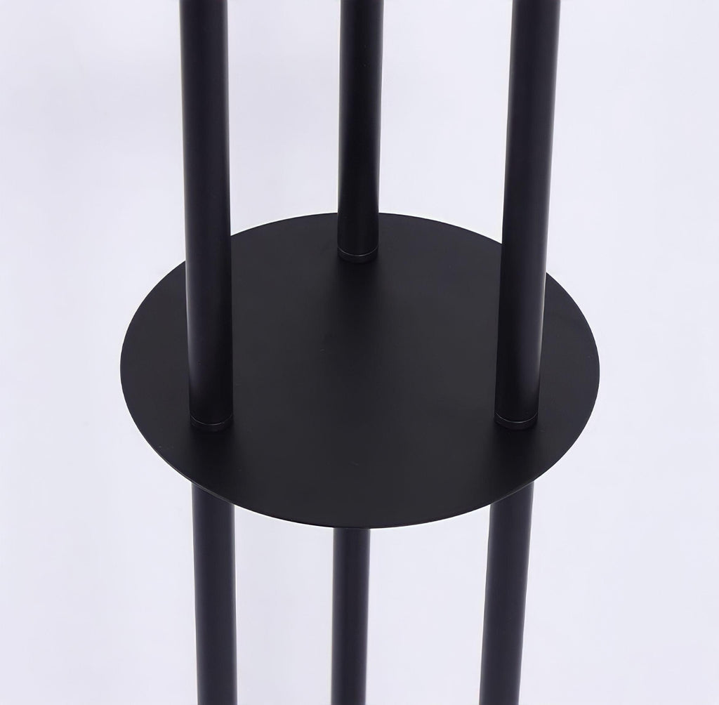 Lampadaire LED 3 Bras Rotatifs — Pied Trépied Métal