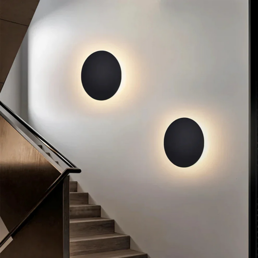 Applique Murale Ronde LED Halo — Rétroéclairage Design
