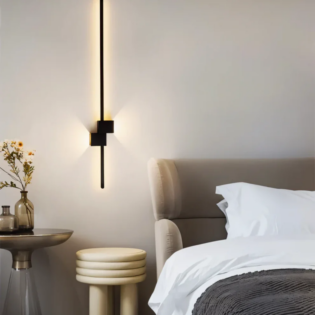 Applique Murale LED Linéaire — Double Faisceau Haut-Bas