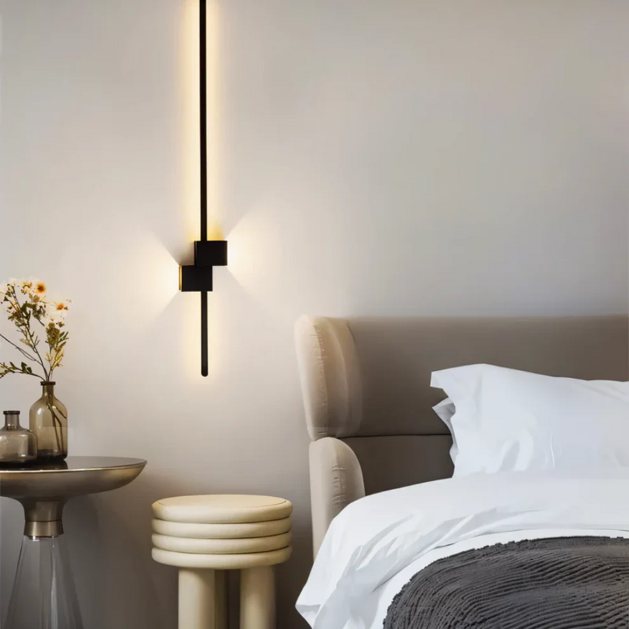 Applique Murale LED Linéaire — Double Faisceau Haut-Bas