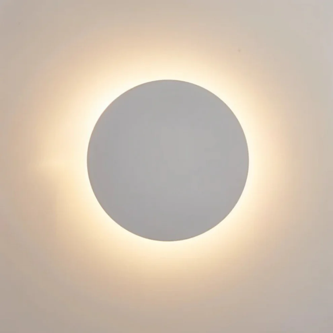 Applique Murale Ronde LED Halo — Rétroéclairage Design