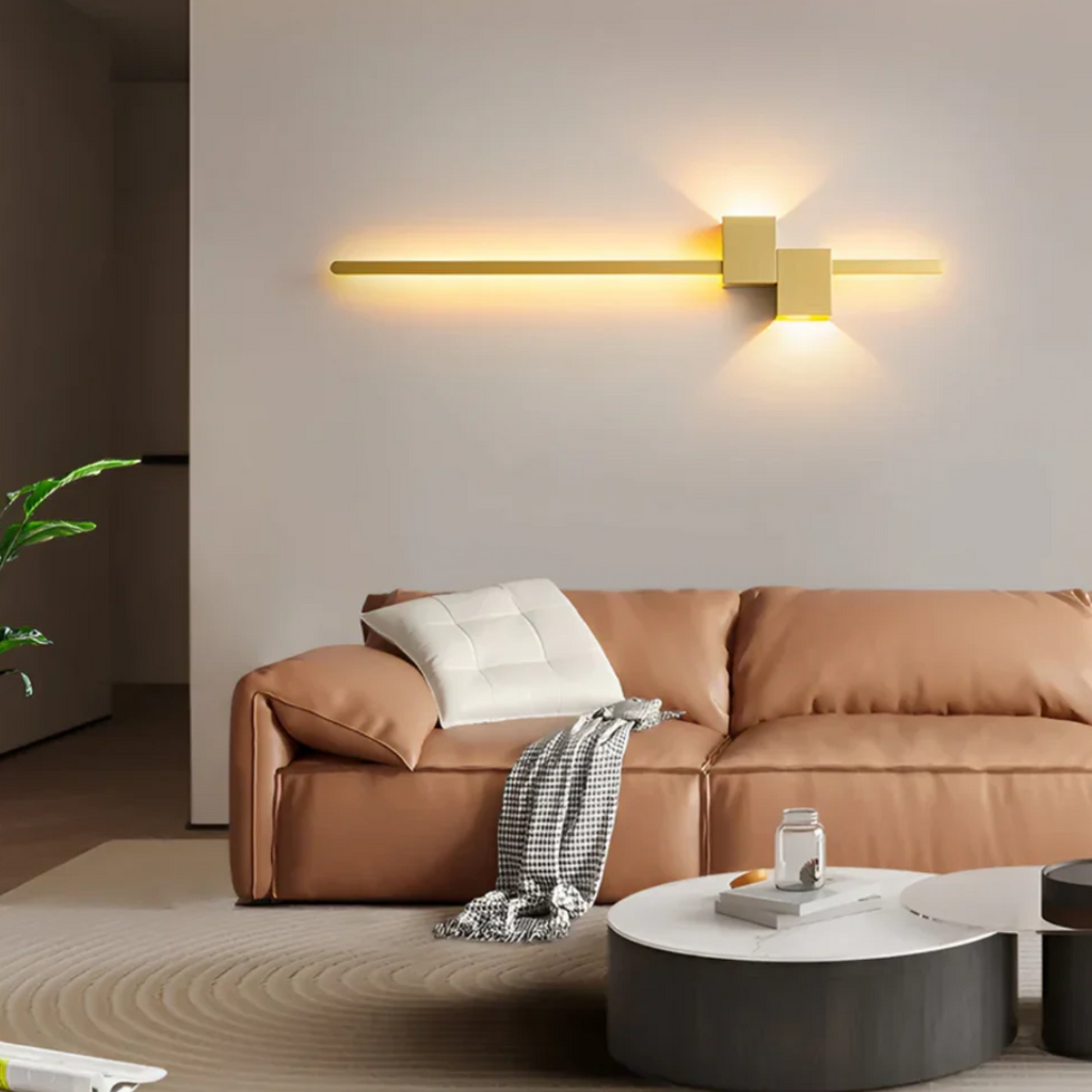 Applique Murale LED Linéaire — Double Faisceau Haut-Bas