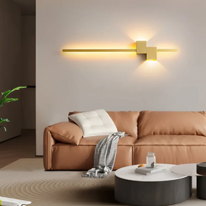 Applique Murale LED Linéaire — Double Faisceau Haut-Bas