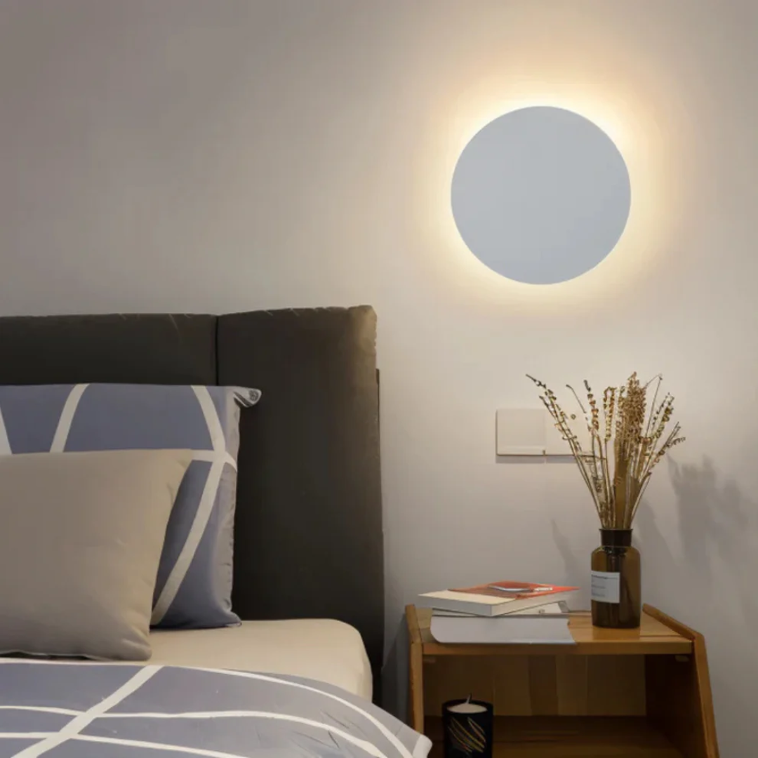 Applique Murale Ronde LED Halo — Rétroéclairage Design